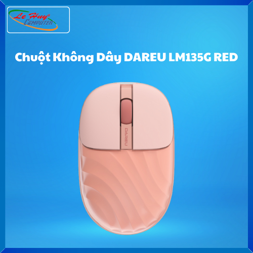 Chuột không dây DAREU LM135G (Silent SW) Red