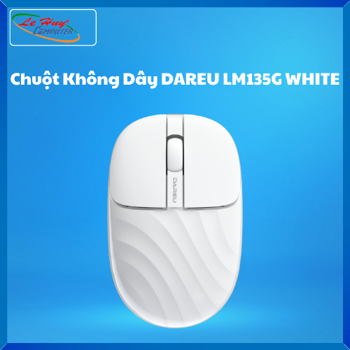 Chuột không dây DAREU LM135G (Silent SW) White