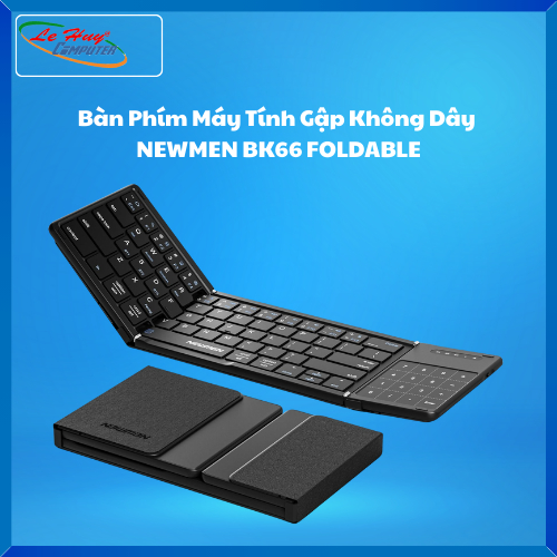 Bàn Phím Máy Tính Gập Không Dây  NEWMEN BK66 FOLDABLE
