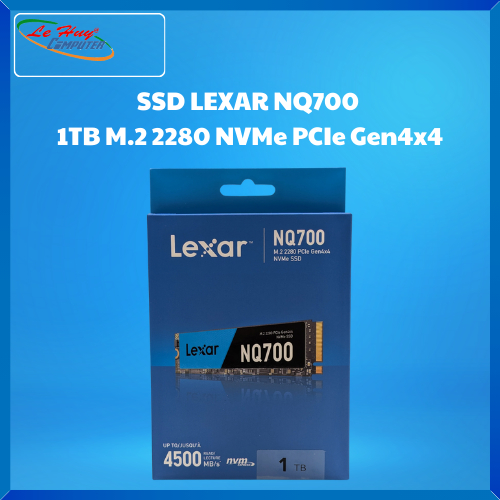 Ổ cứng SSD LEXAR NQ700  1TB M.2 2280 NVMe PCIe Gen4x4 (‎LNQ700X001T-RNNNG)