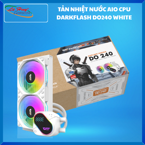 TẢN NHIỆT NƯỚC AIO CPU DARKFLASH DO240 WHITE