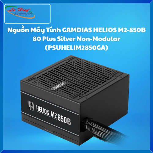 Nguồn Máy Tính GAMDIAS HELIOS M2-850B 80 Plus Silver Non-Modular (PSUHELIM2850GA)