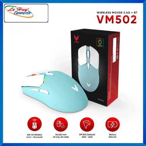 Chuột Máy Tính Không Dây VSP VM502