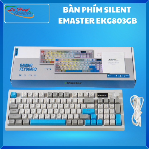 BÀN PHÍM SILENT  EMASTER EKG803GB