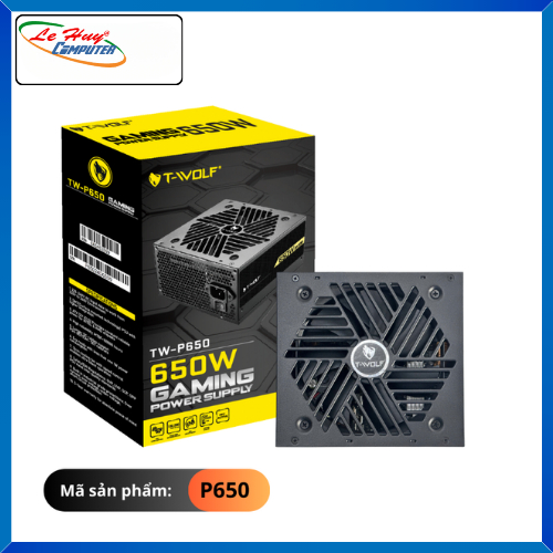 Nguồn máy tính T-WOLF TW-P650 (550w) 80 Plus