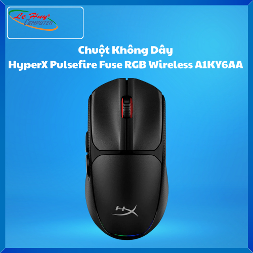Chuột Máy Tính Không Dây HyperX Pulsefire Fuse RGB Wireless (A1KY6AA)