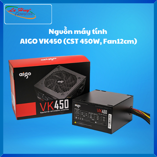 Nguồn máy tính AIGO VK450 (CST 450W, Fan12cm)
