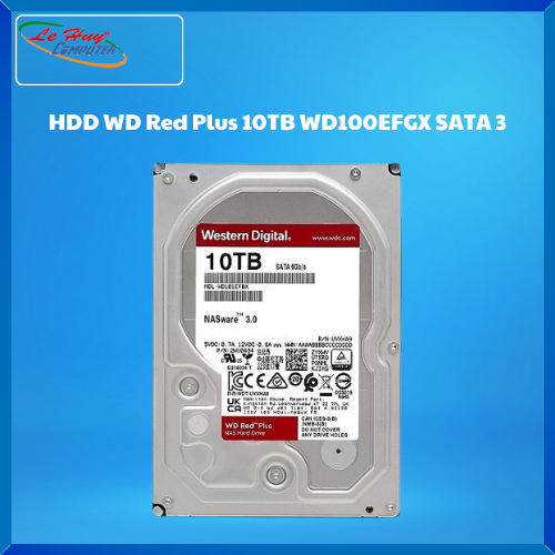 Ổ Cứng HDD Western Red Plus 10TB 3.5