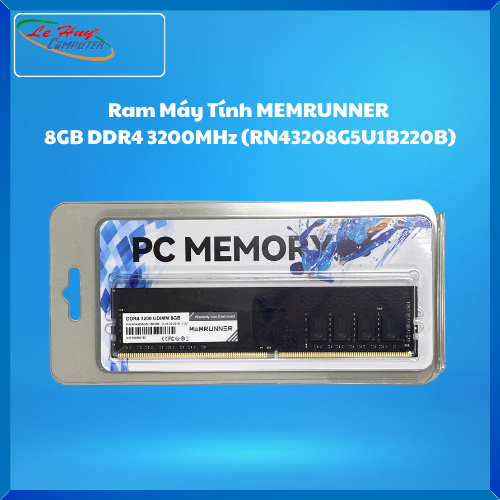 Ram Máy Tính MEMRUNNER 8GB DDR4 3200MHz (RN43208G5U1B220B)