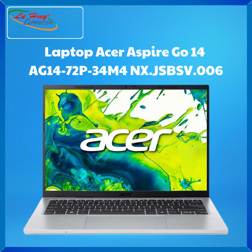 Máy tính xách tay/ Laptop Acer Aspire Go N25C11 (AG14-72P-563L) (Core 5 120U; 16GB; 512GB SSD; UMA; 14inch FHD+; Win11; Bạc; NX.JSBSV.002)