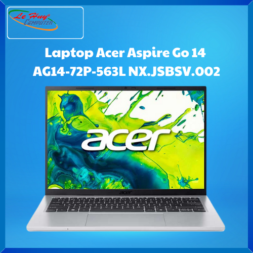 Máy tính xách tay/ Laptop Acer Aspire Go N25C11 (AG14-72P-563L) (Core 5 120U; 16GB; 512GB SSD; UMA; 14inch FHD+; Win11; Bạc; NX.JSBSV.002)