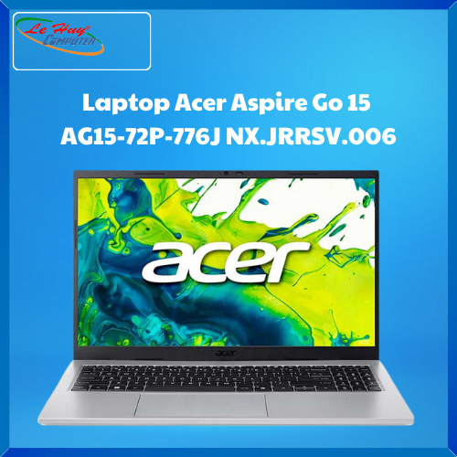 Máy tính xách tay/ Laptop Acer Aspire Go N25C13 (AG15-72P-776J) (Intel Core 7 150U; 16GB; 512GB SSD; UMA; 15.6inch FHD; Win11; Bạc; NX.JRRSV.006)