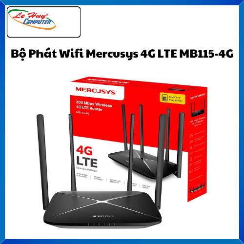 Bộ Phát Wifi Mercusys 4G LTE MB115-4G