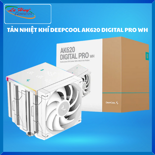 Tản Nhiệt Khí DEEPCOOL AK620 DIGITAL PRO WH (Trắng)