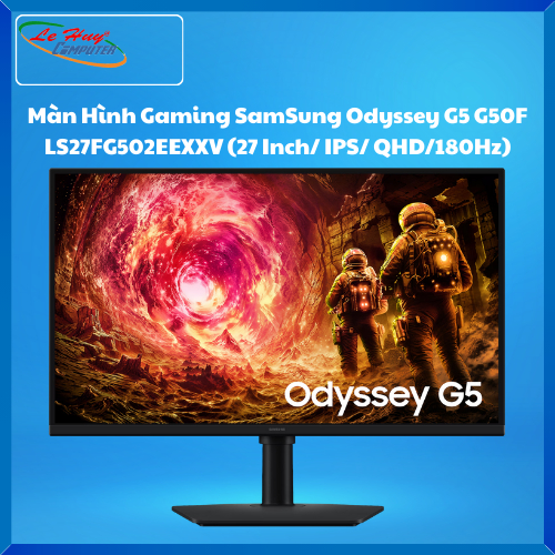 Màn Hình Máy Tính Gaming SamSung Odyssey G5 G50F LS27FG502EEXXV (27 Inch/ IPS/ QHD/180Hz)