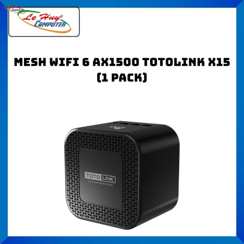 Bộ Phát Wifi Mesh 6 AX1500 TotoLink X15 (1 Pack)