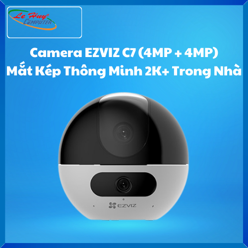 Camera EZVIZ C7 (4MP + 4MP) Mắt Kép Thông Minh 2K+ Trong Nhà (CS-C7-R100-8G44WF)