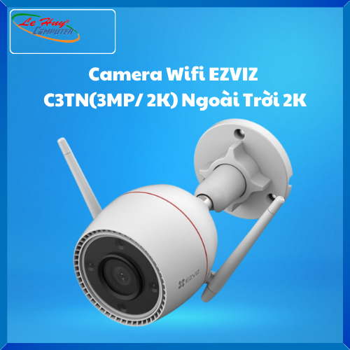 Camera Wifi EZVIZ  C3TN(3MP/ 2K) Ngoài Trời 2K (CS-C3TN-A0-1H3WKFL(2.8mm))