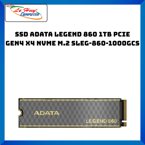 SSD ADATA Legend 860 1TB PCIe Gen4 x4 NVMe M.2 SLEG-860-1000GCS