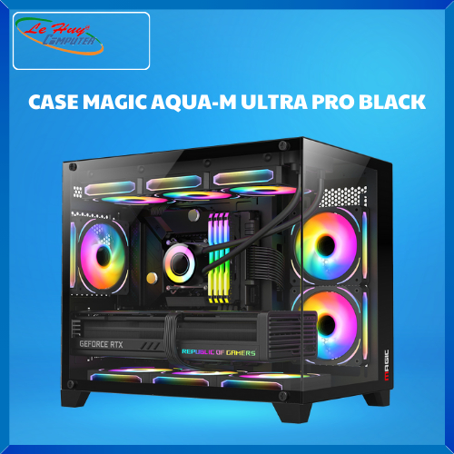 Vỏ Máy Tính - CASE MAGIC AQUA-M ULTRA PRO BLACK