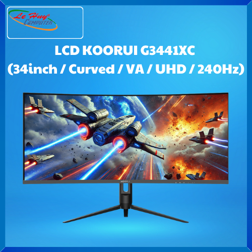 Màn Hình Máy Tính - LCD KOORUI G3441XC (34inch / Curved / VA / UHD / 240Hz)