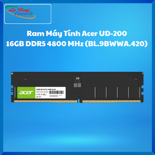 Ram Máy Tính Acer UD-200 16GB DDR5 4800 MHz (BL.9BWWA.420)