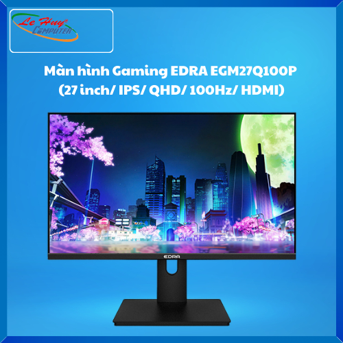 Màn hình Gaming EDRA EGM27Q100P (27 inch/ IPS/ QHD/ 100Hz/ HDMI)