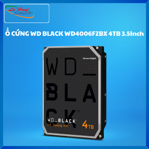 Ổ Cứng HDD Western 4TB Black - SATA (6Gb/s) - 7200 Rpm,256M-WD4006FZBX