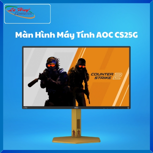 Màn Hình Máy Tính AOC CS25G (FHD,IPS, 310Hz,,2H1DP,HDR400, CS mode, HAS PWR, HDMI, DP)