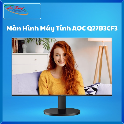 Màn Hình Máy Tính AOC Q27B3CF3 (27 Inch IPS,QHD, 1H1USB-C(65W),120Hz,1ms,HDR10,2Wx2 Speakers, HA 110mm)