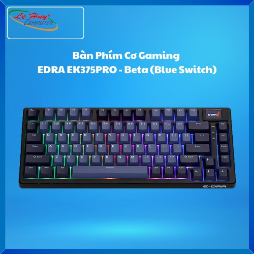 Bàn Phím Cơ Gaming  EDRA EK375PRO - Beta (Blue Switch)