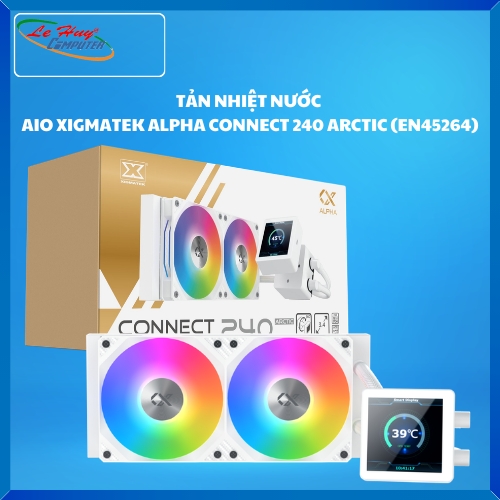 TẢN NHIỆT NƯỚC AIO XIGMATEK ALPHA CONNECT 240 ARCTIC (EN45264)