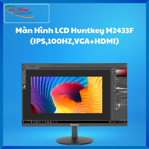 Màn Hình LCD Huntkey M2433F (IPS,100HZ,VGA+HDMI)