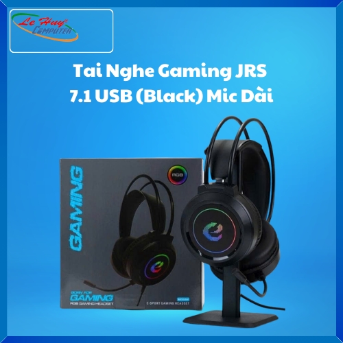 Tai Nghe Gaming JRS  7.1 USB (Black) Mic Dài