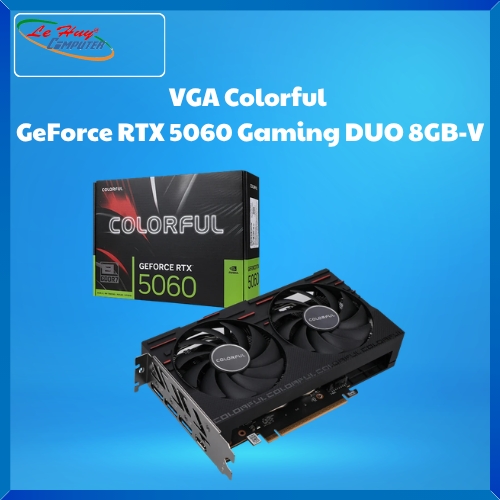 Card Màn Hình - VGA Colorful GeForce RTX 5060 Gaming DUO 8GB-V