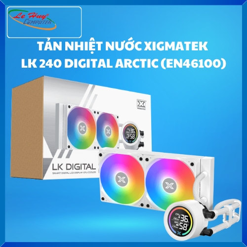 TẢN NHIỆT NƯỚC XIGMATEK LK 240 DIGITAL ARCTIC (EN46100)