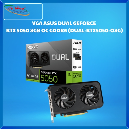 Card Màn Hình - VGA ASUS DUAL GEFORCE RTX 5050 8GB OC GDDR6 (DUAL-RTX5050-O8G)