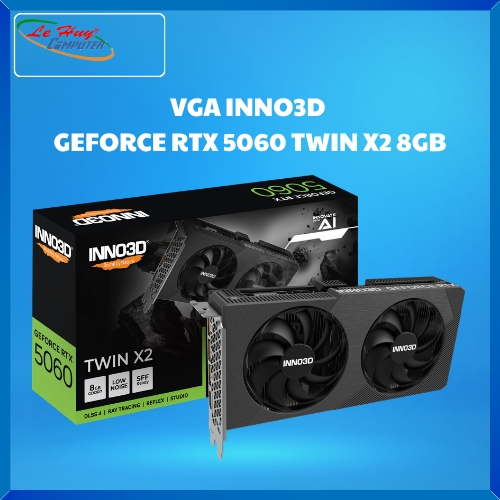Card màn hình - VGA INNO3D GEFORCE RTX 5060 TWIN X2 8GB