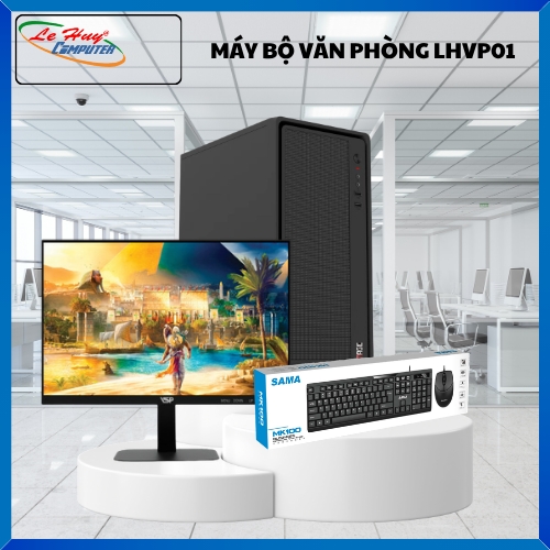 Bộ Máy Tính - PC Văn Phòng Intel LHVP01 (CPU G5905/ MB H510M/ Ram 8GB/ SSD 256GB) Đã Bao Gồm LCD Và Phím Chuột