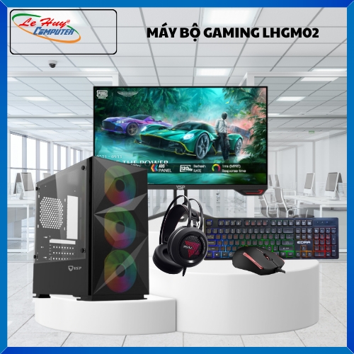 Bộ Máy Tính - PC Gaming AMD LHGM02 (CPU 3400G/ MB B450M/ Ram 8GB/ SSD 256GB) Đã Bao Gồm LCD Và Phím Chuột + Tai Nghe