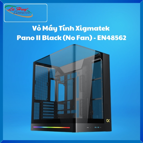 Vỏ Máy Tính - CASE Xigmatek  Pano II Black (No Fan) - EN48562