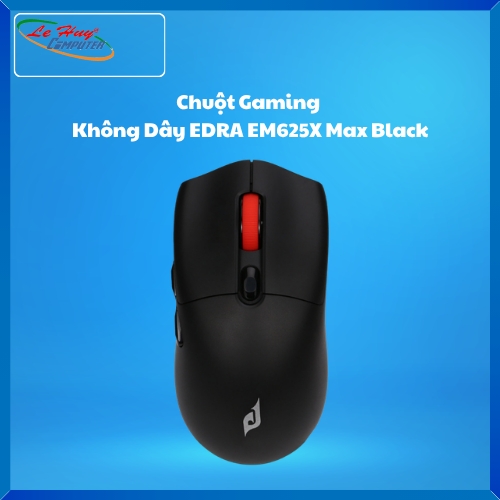Chuột Gaming Không Dây EDRA EM625X Max Black