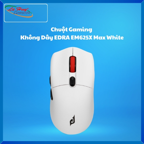 Chuột Gaming Không Dây EDRA EM625X Max White