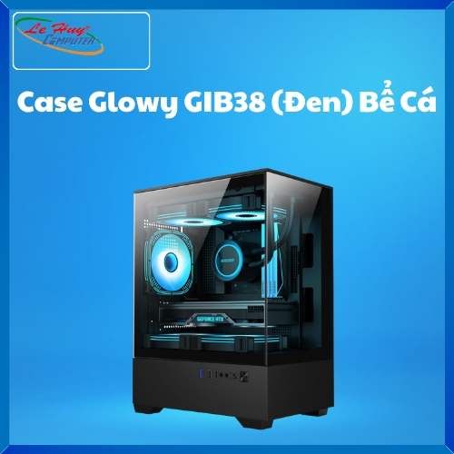 Case Glowy GIB38 (Đen) Bể Cá