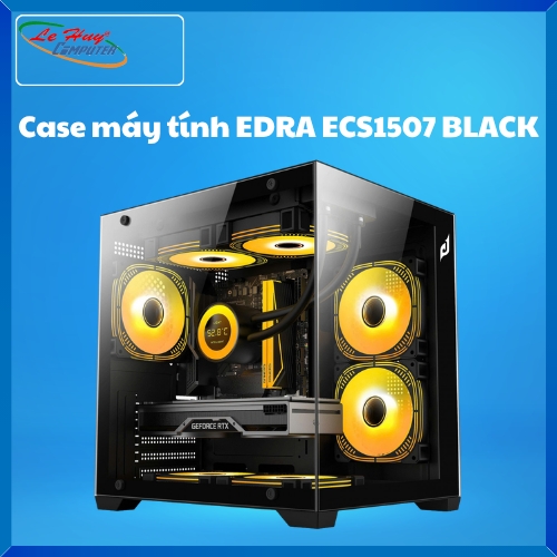 Case máy tính EDRA ECS1507 BLACK