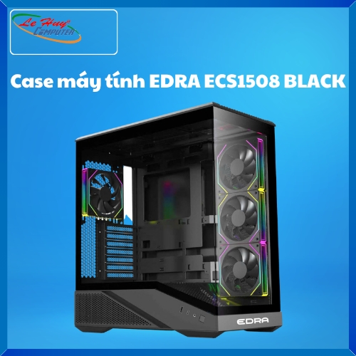 Case máy tính EDRA ECS1508 BLACK