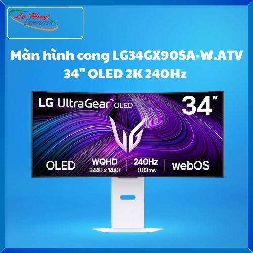 Màn hình cong LG 34GX90SA-W.ATV  34