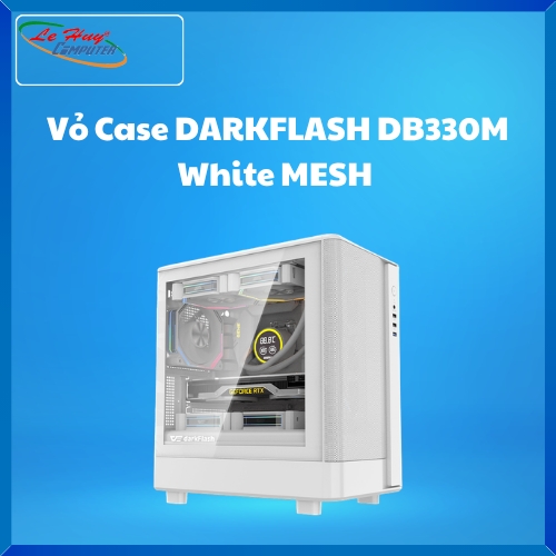 Vỏ Case DARKFLASH DB330M White MESH
