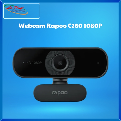Webcam Rapoo C260 1080P Tích Hợp Micro Khử Tiếng Ồn