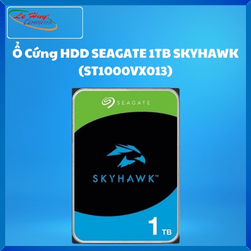 Ổ cứng HDD Camera Seagate Skyhawk 1TB 3.5 Inch (ST1000VX013)